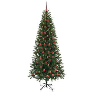 Albero di Natale artificiale con 300 LED Verde 210 cm PE e PVC 3397367