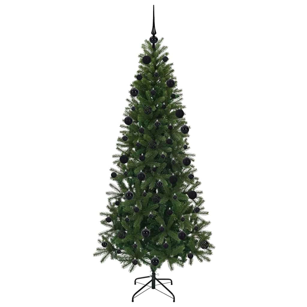Albero di Natale artificiale con 300 LED Verde 210 cm PE e PVC 3397368