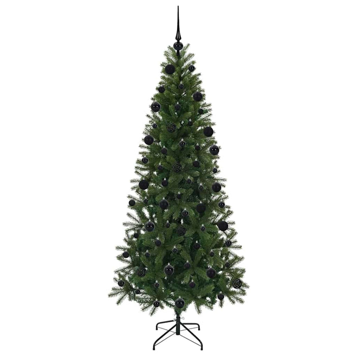 Albero di Natale artificiale con 300 LED Verde 210 cm PE e PVC 3397368