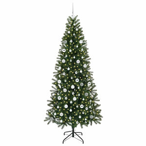 Albero di Natale artificiale con 300 LED Verde 210 cm PE e PVC 3397372