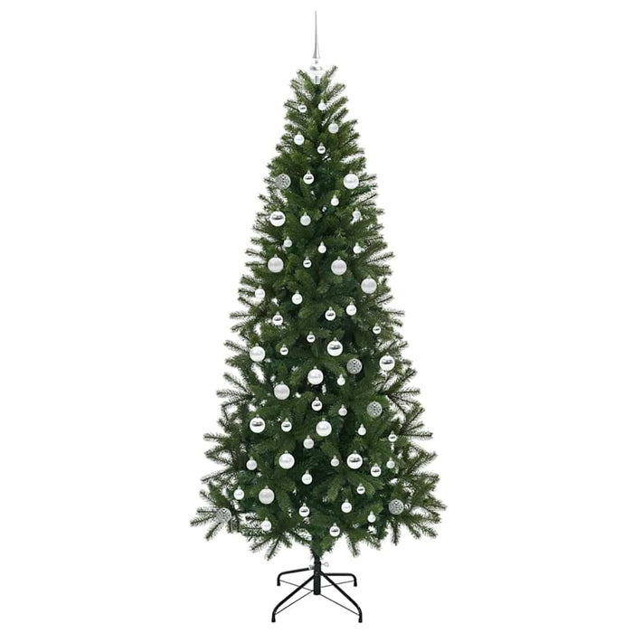 Albero di Natale artificiale con 300 LED Verde 210 cm PE e PVC 3397372
