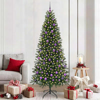 Albero di Natale artificiale con 300 LED Verde 210 cm PE e PVC 3397373
