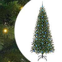 Albero di Natale artificiale con 300 LED Verde 210 cm PE e PVC 3397374
