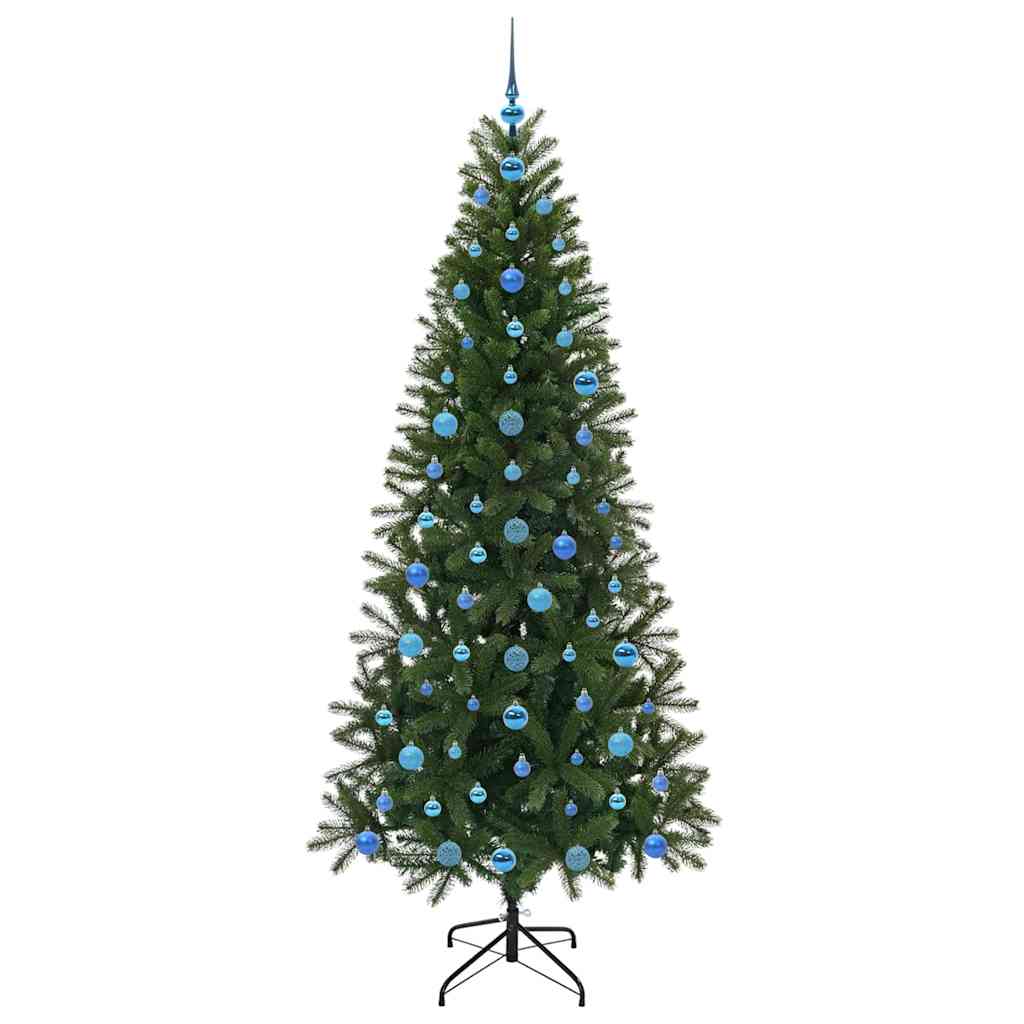 Albero di Natale artificiale con 300 LED Verde 210 cm PE e PVC 3397374