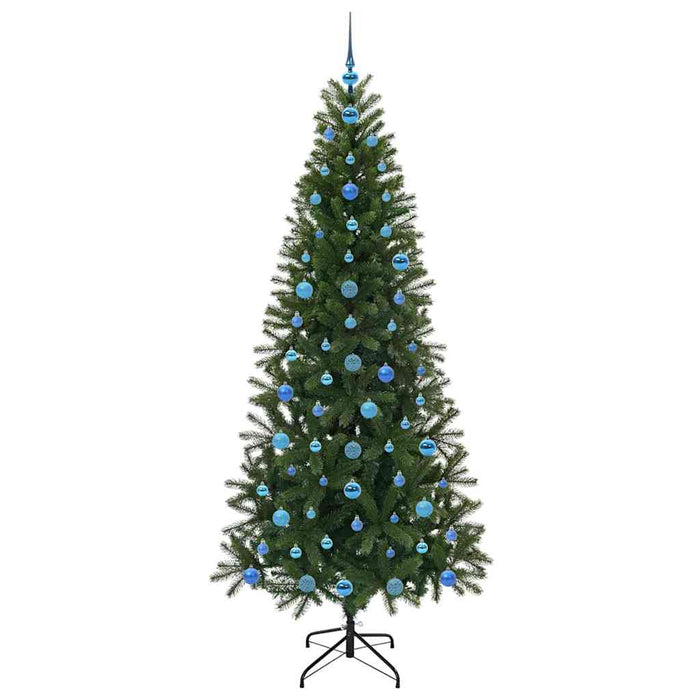 Albero di Natale artificiale con 300 LED Verde 210 cm PE e PVC 3397374