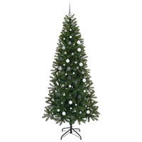 Albero di Natale artificiale con 300 LED Verde 240 cm PE e PVC 3397379