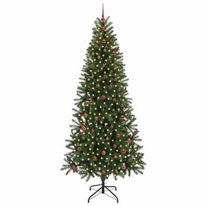 Albero di Natale artificiale con 300 LED Verde 240 cm PE e PVC 3397380