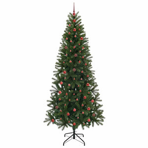 Albero di Natale artificiale con 300 LED Verde 240 cm PE e PVC 3397380