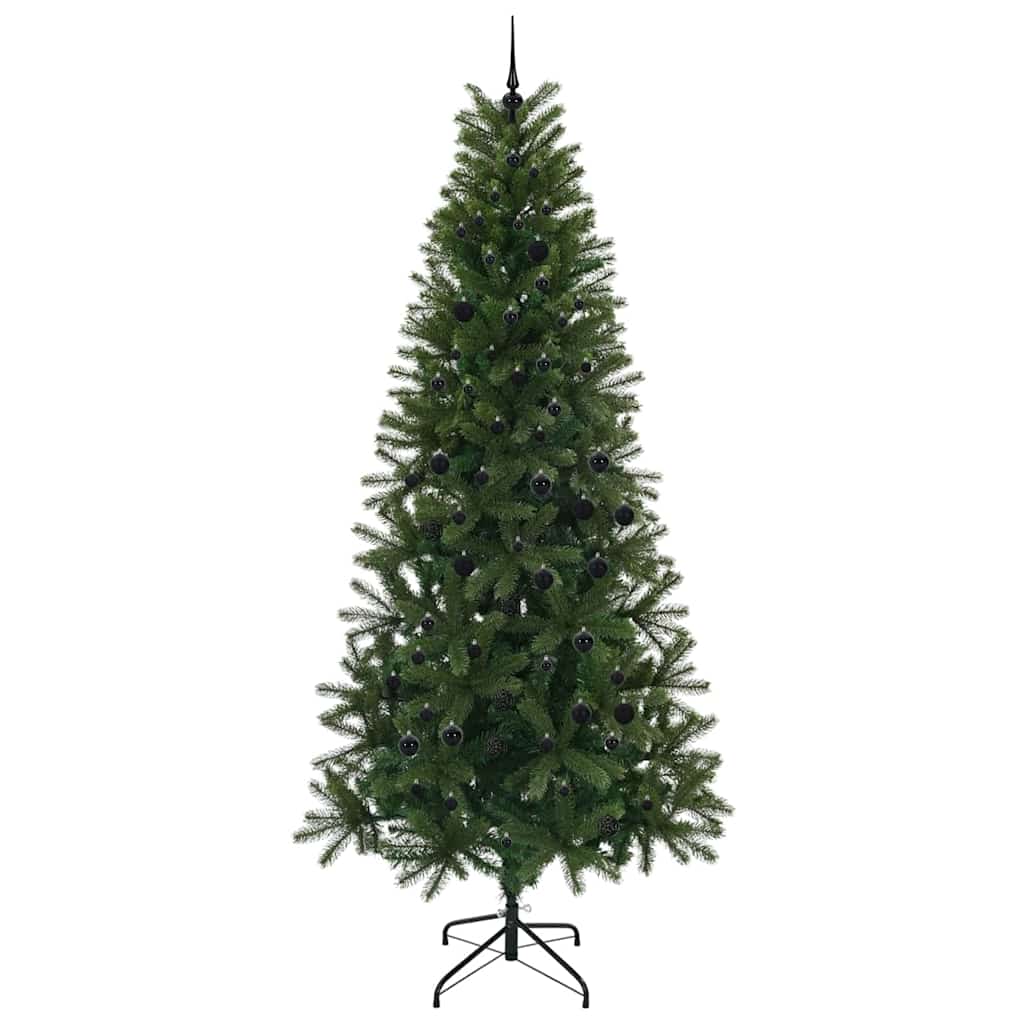 Albero di Natale artificiale con 300 LED Verde 240 cm PE e PVC 3397381