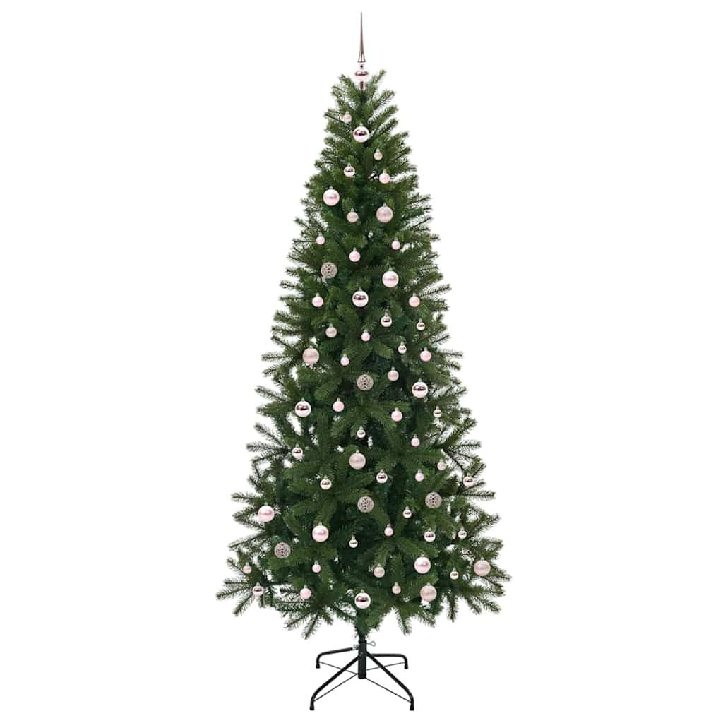 Albero di Natale artificiale con 300 LED Verde 240 cm PE e PVC 3397382