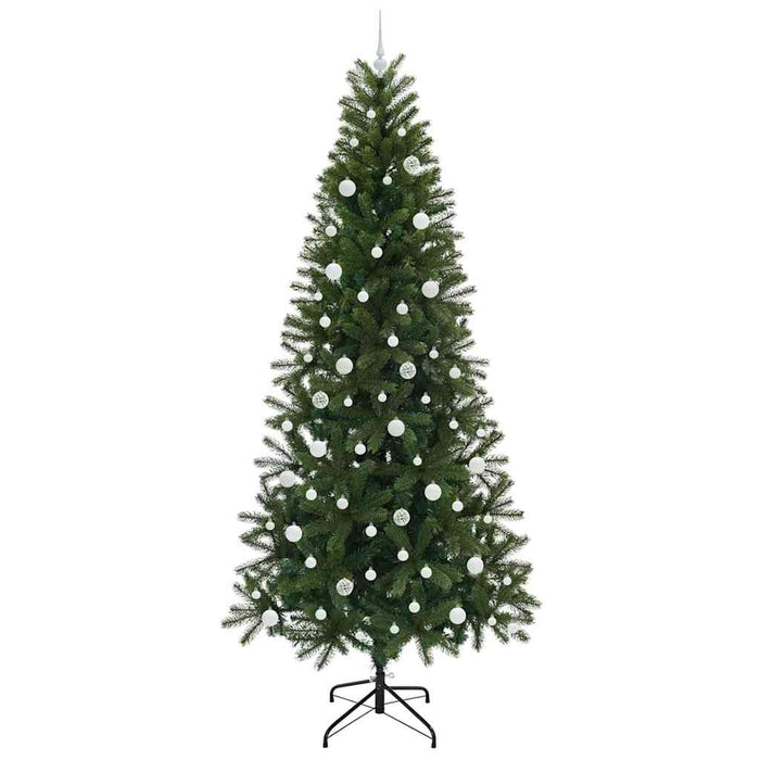 Albero di Natale artificiale con 300 LED Verde 240 cm PE e PVC 3397383