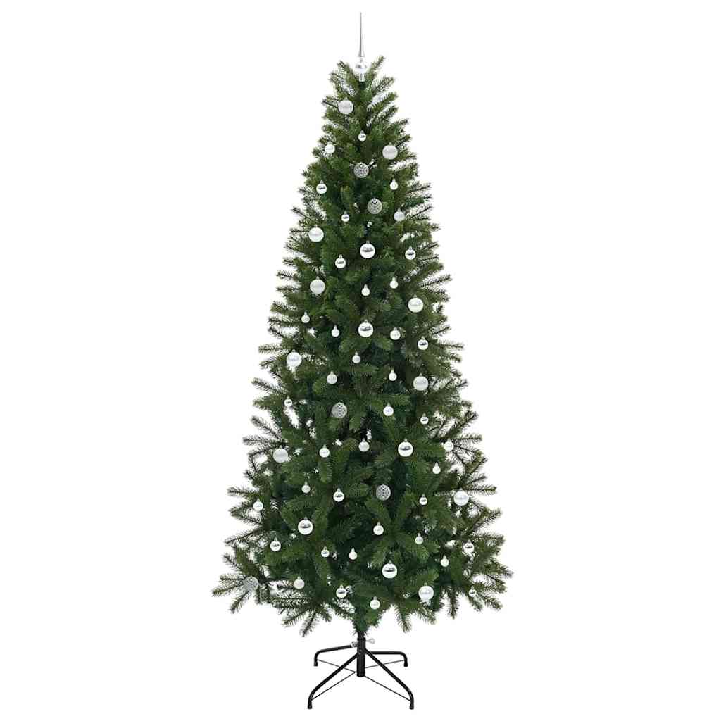 Albero di Natale artificiale con 300 LED Verde 240 cm PE e PVC 3397385