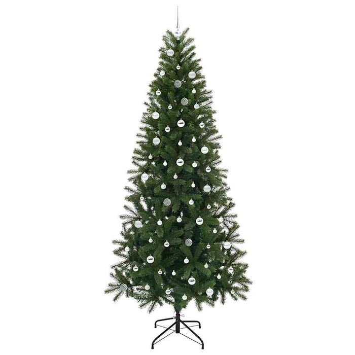 Albero di Natale artificiale con 300 LED Verde 240 cm PE e PVC 3397385