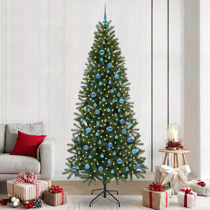 Albero di Natale artificiale con 300 LED Verde 240 cm PE e PVC 3397387