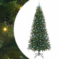 Albero di Natale artificiale con 300 LED Verde 240 cm PE e PVC 3397387