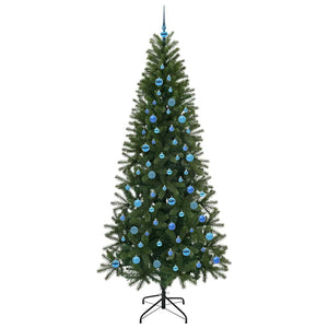 Albero di Natale artificiale con 300 LED Verde 240 cm PE e PVC 3397387