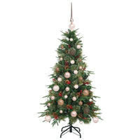 Albero di Natale Artificiale con Rami Pieghevoli Verde 120 cm 3397391