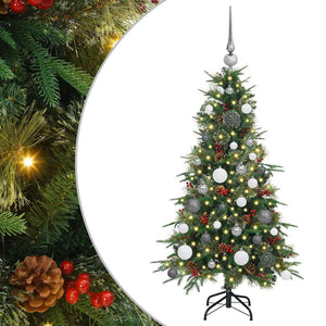 Albero di Natale Artificiale con Rami Pieghevoli Verde 120 cm 3397392