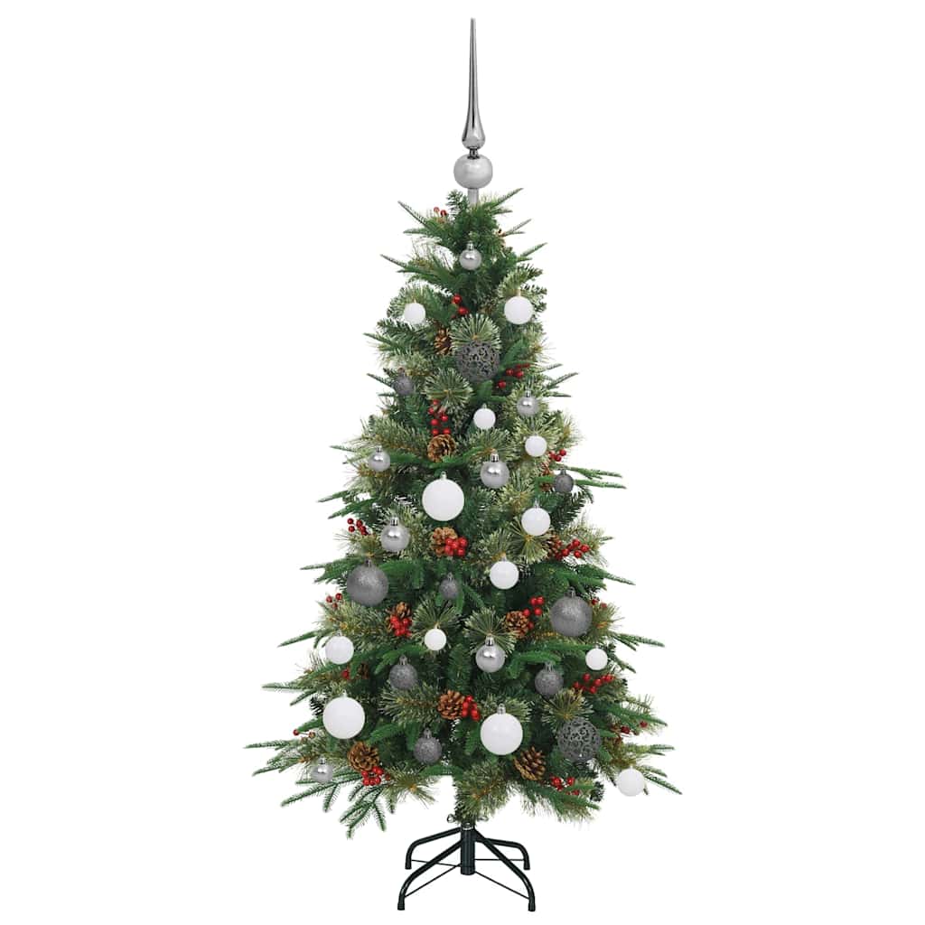 Albero di Natale Artificiale con Rami Pieghevoli Verde 120 cm 3397392