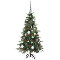 Albero di Natale Artificiale con Rami Pieghevoli Verde 120 cm 3397392