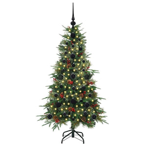 Albero di Natale Artificiale con Rami Pieghevoli Verde 120 cm 3397394