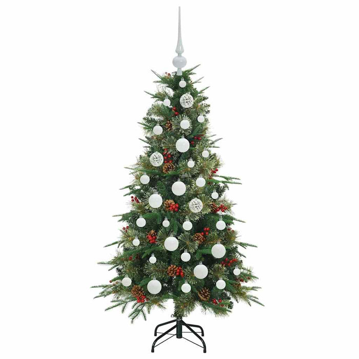 Albero di Natale Artificiale con Rami Pieghevoli Verde 120 cm 3397396