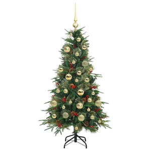 Albero di Natale Artificiale con Rami Pieghevoli Verde 120 cm 3397397