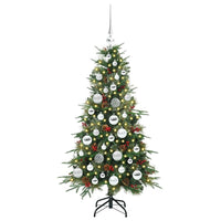 Albero di Natale Artificiale con Rami Pieghevoli Verde 120 cm 3397398