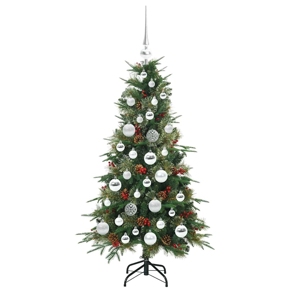 Albero di Natale Artificiale con Rami Pieghevoli Verde 120 cm 3397398