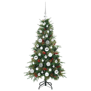 Albero di Natale Artificiale con Rami Pieghevoli Verde 120 cm 3397398