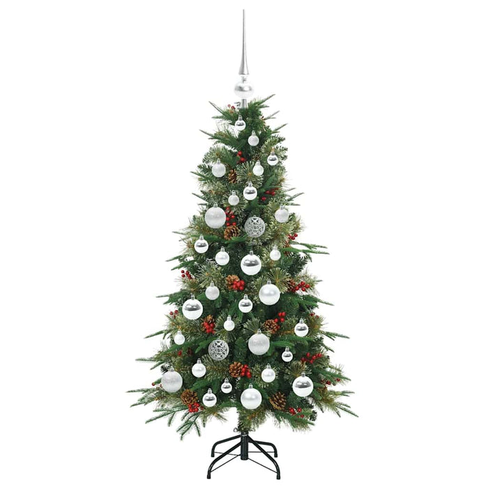 Albero di Natale Artificiale con Rami Pieghevoli Verde 120 cm 3397398