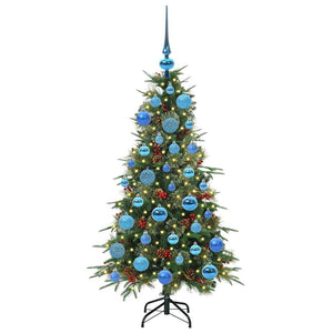 Albero di Natale Artificiale con Rami Pieghevoli Verde 120 cm 3397400