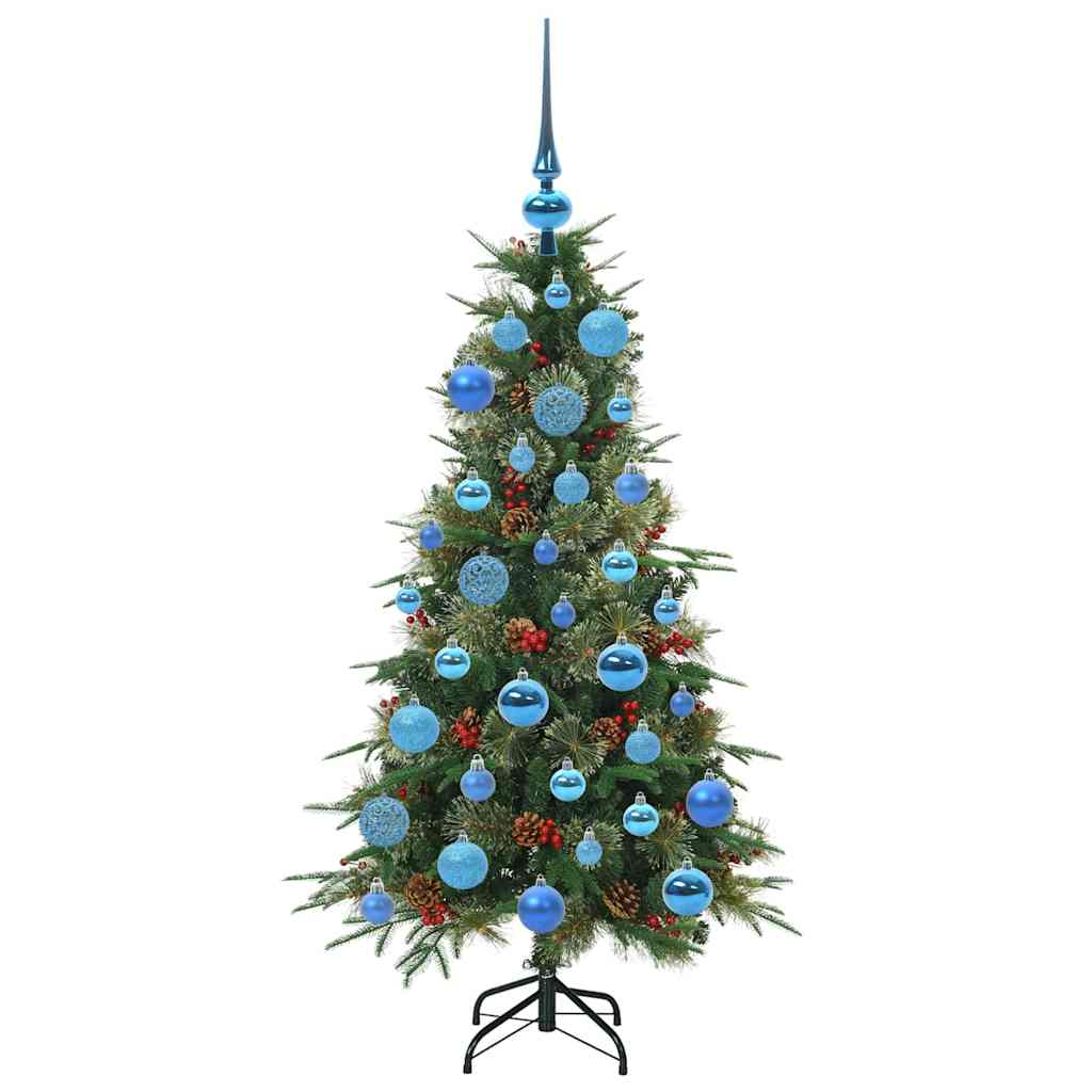 Albero di Natale Artificiale con Rami Pieghevoli Verde 120 cm 3397400