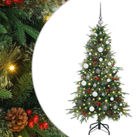 Albero di Natale Artificiale con Rami Pieghevoli Verde 150 cm 3397405