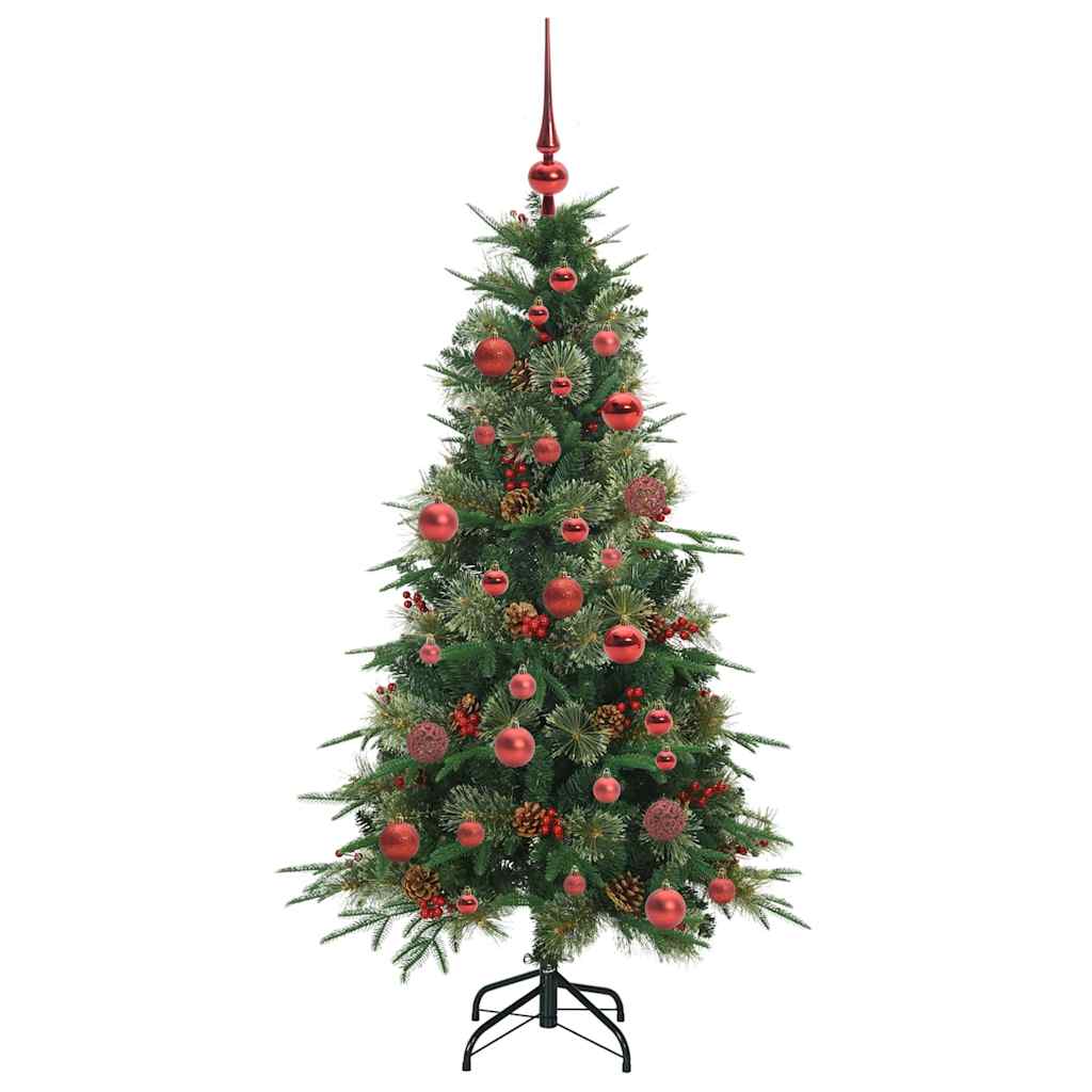 Albero di Natale Artificiale con Rami Pieghevoli Verde 150 cm 3397406