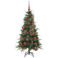 Albero di Natale Artificiale con Rami Pieghevoli Verde 150 cm 3397406