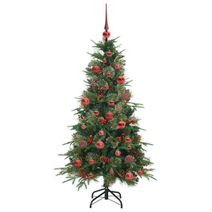 Albero di Natale Artificiale con Rami Pieghevoli Verde 150 cm 3397406