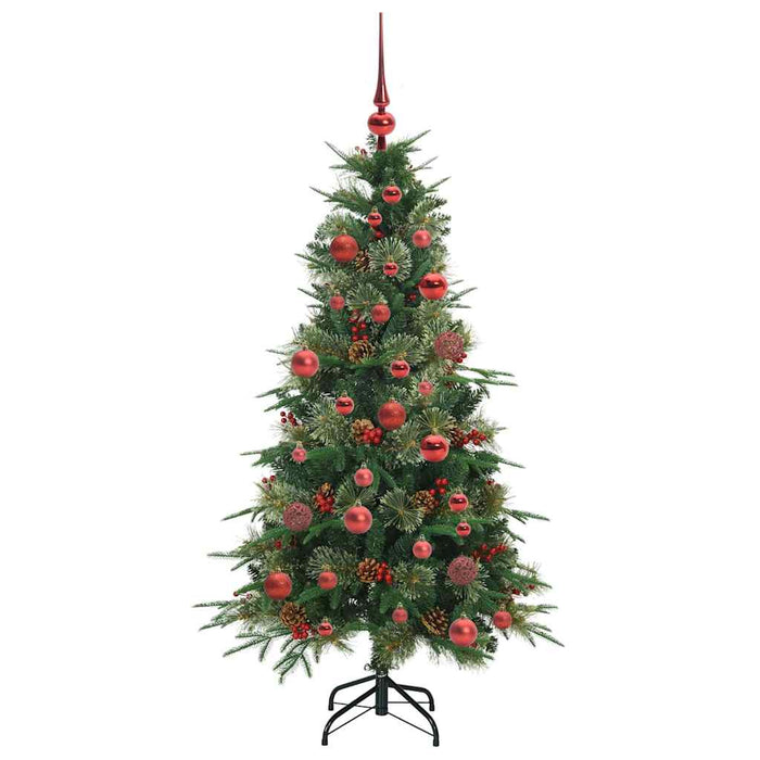 Albero di Natale Artificiale con Rami Pieghevoli Verde 150 cm 3397406