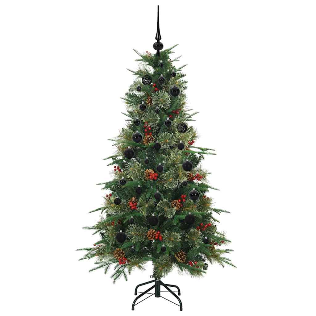Albero di Natale Artificiale con Rami Pieghevoli Verde 150 cm 3397407
