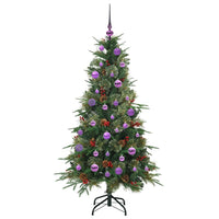 Albero di Natale Artificiale con Rami Pieghevoli Verde 150 cm 3397412