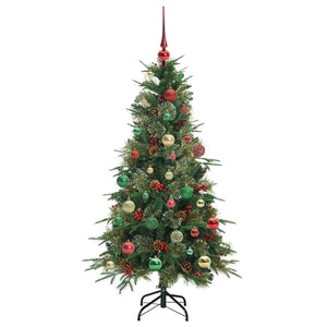 Albero di Natale Artificiale con Rami Pieghevoli Verde 150 cm 3397414