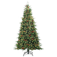 Albero di Natale Artificiale con Rami Pieghevoli Verde 180 cm 3397415