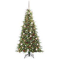 Albero di Natale Artificiale con Rami Pieghevoli Verde 180 cm 3397417