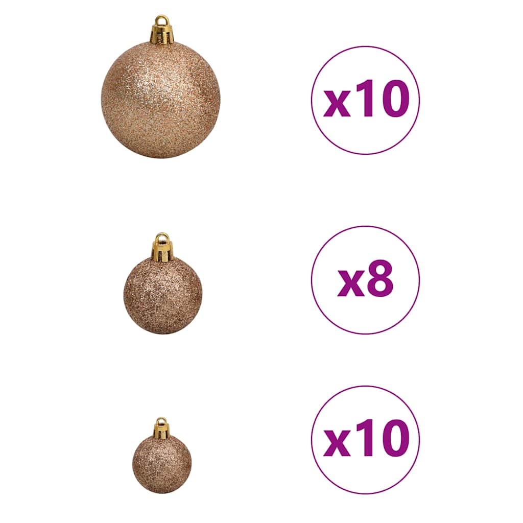 Albero di Natale Artificiale con Rami Pieghevoli Verde 180 cm 3397417