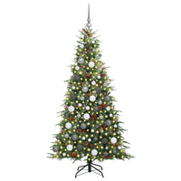 Albero di Natale Artificiale con Rami Pieghevoli Verde 180 cm 3397418