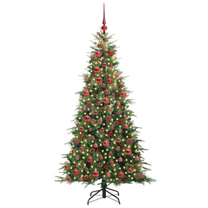 Albero di Natale Artificiale con Rami Pieghevoli Verde 180 cm 3397419