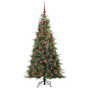 Albero di Natale Artificiale con Rami Pieghevoli Verde 180 cm 3397419