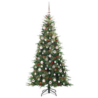 Albero di Natale Artificiale con Rami Pieghevoli Verde 180 cm 3397421