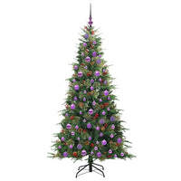 Albero di Natale Artificiale con Rami Pieghevoli Verde 180 cm 3397425