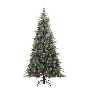 Albero di Natale Artificiale con Rami Pieghevoli Verde 180 cm 3397425